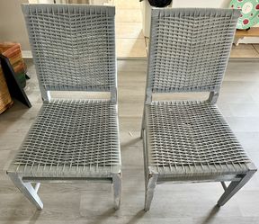 Wicker Side Chairs - 2