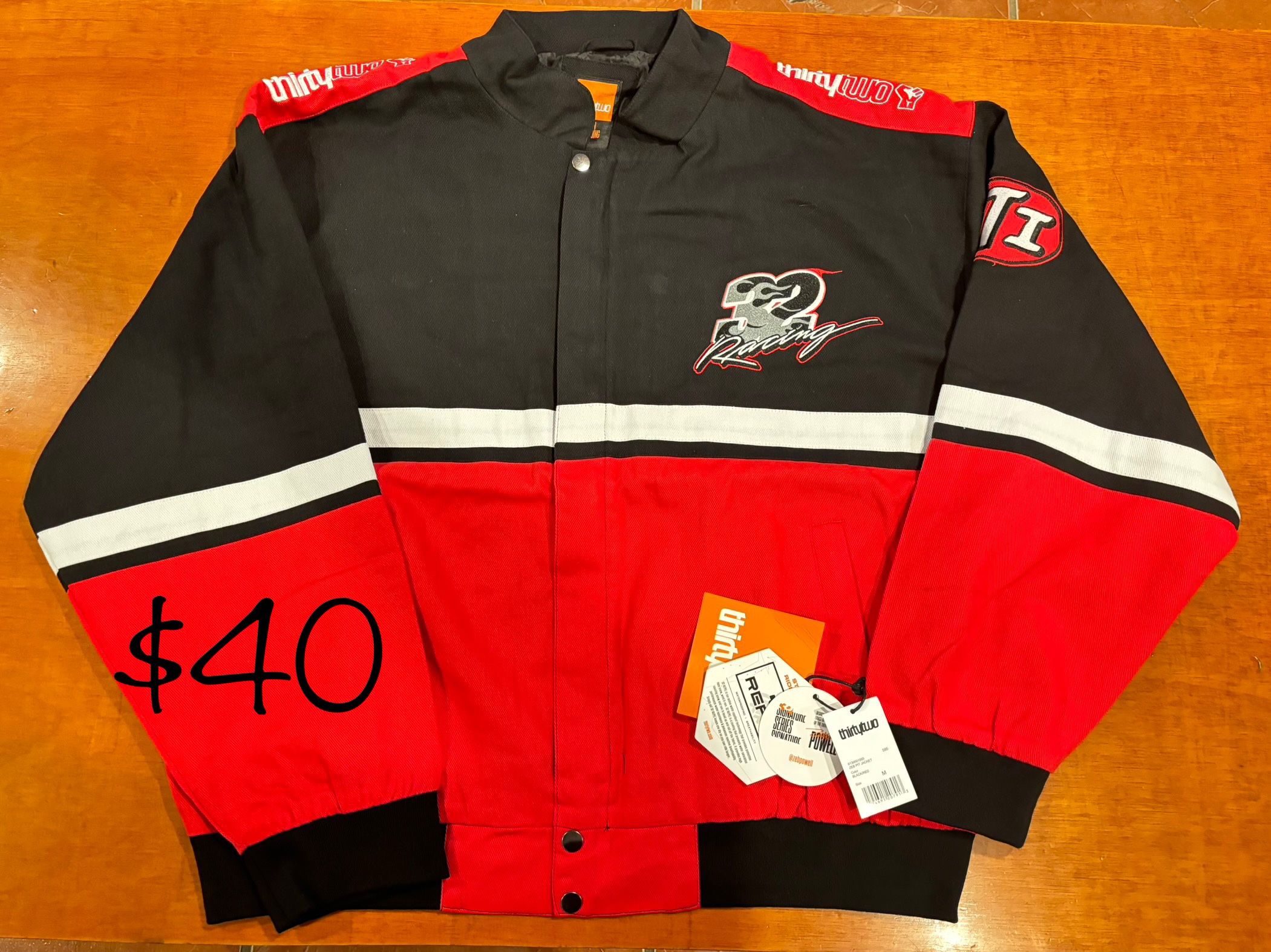 ThirtyTwo Men’s Zeb Pit Jacket Black/Red Size Medium