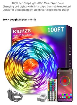 NEW 100FT LED STRIP LIGHTS RGB