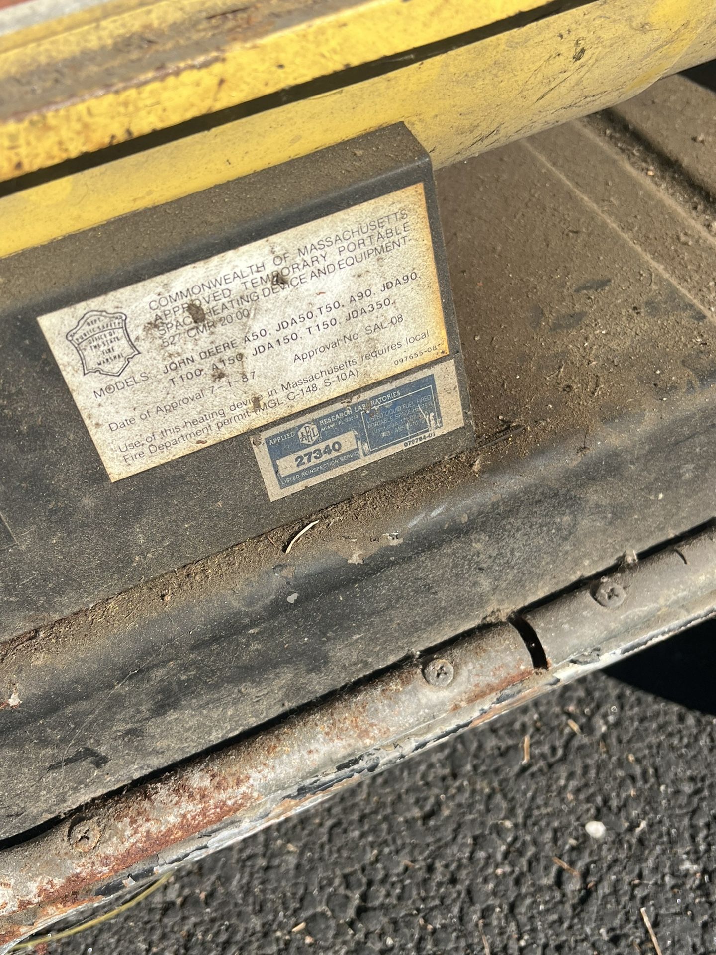 Jobsite heaters John Deere if you cannot get it working I will give you a full refund