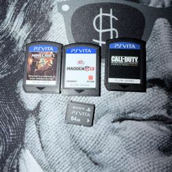 Sony 64Gb Memory&3 VITA games