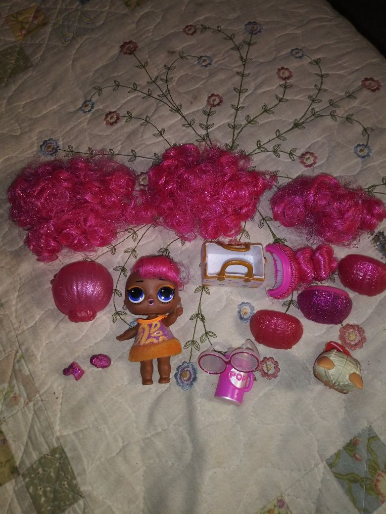 Lol surprise doll w/ pet, case & accessories