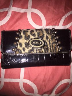 XOXO animal print Wallet