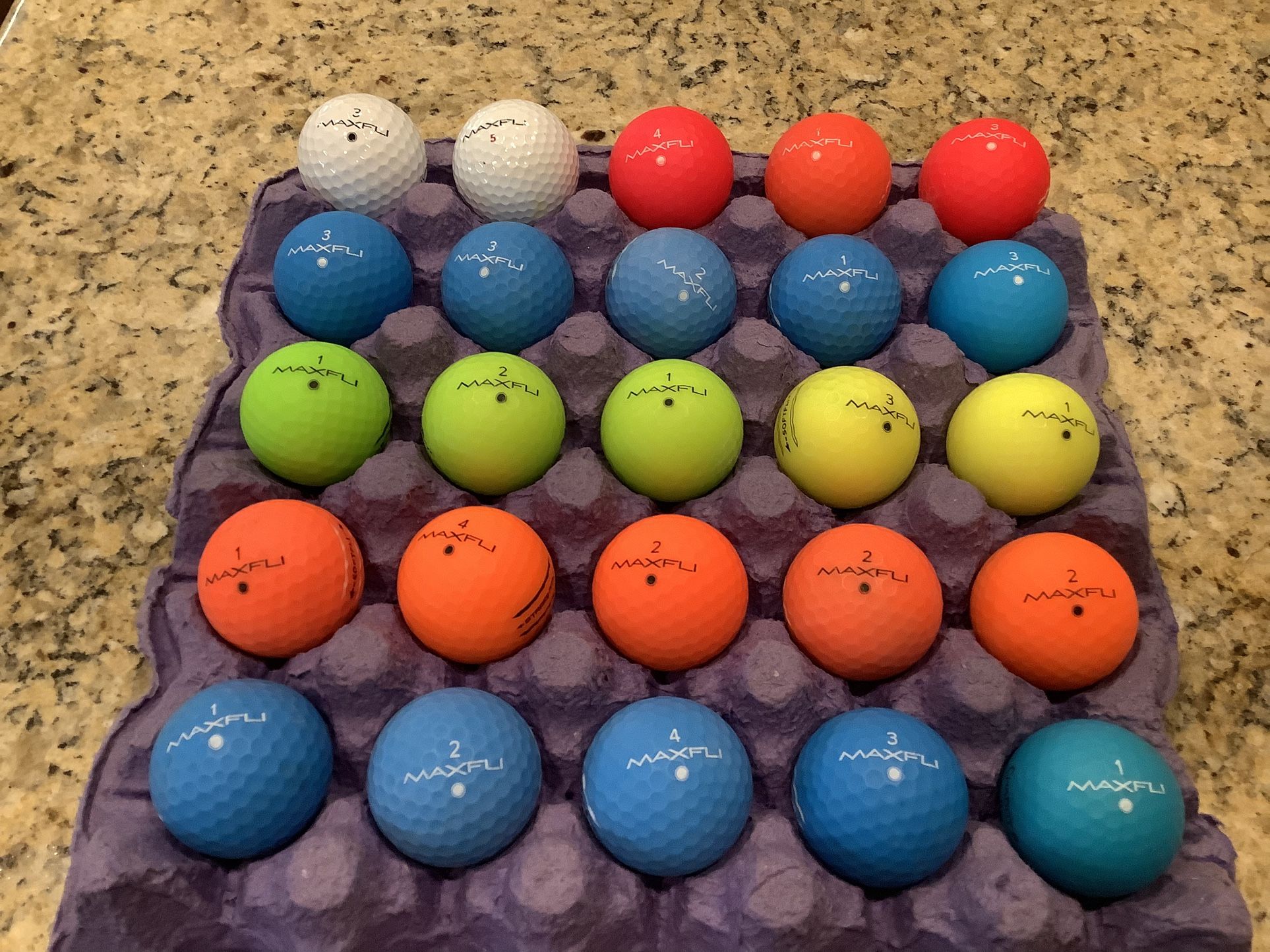 MAXFLI Colors. 30Pk.   $15