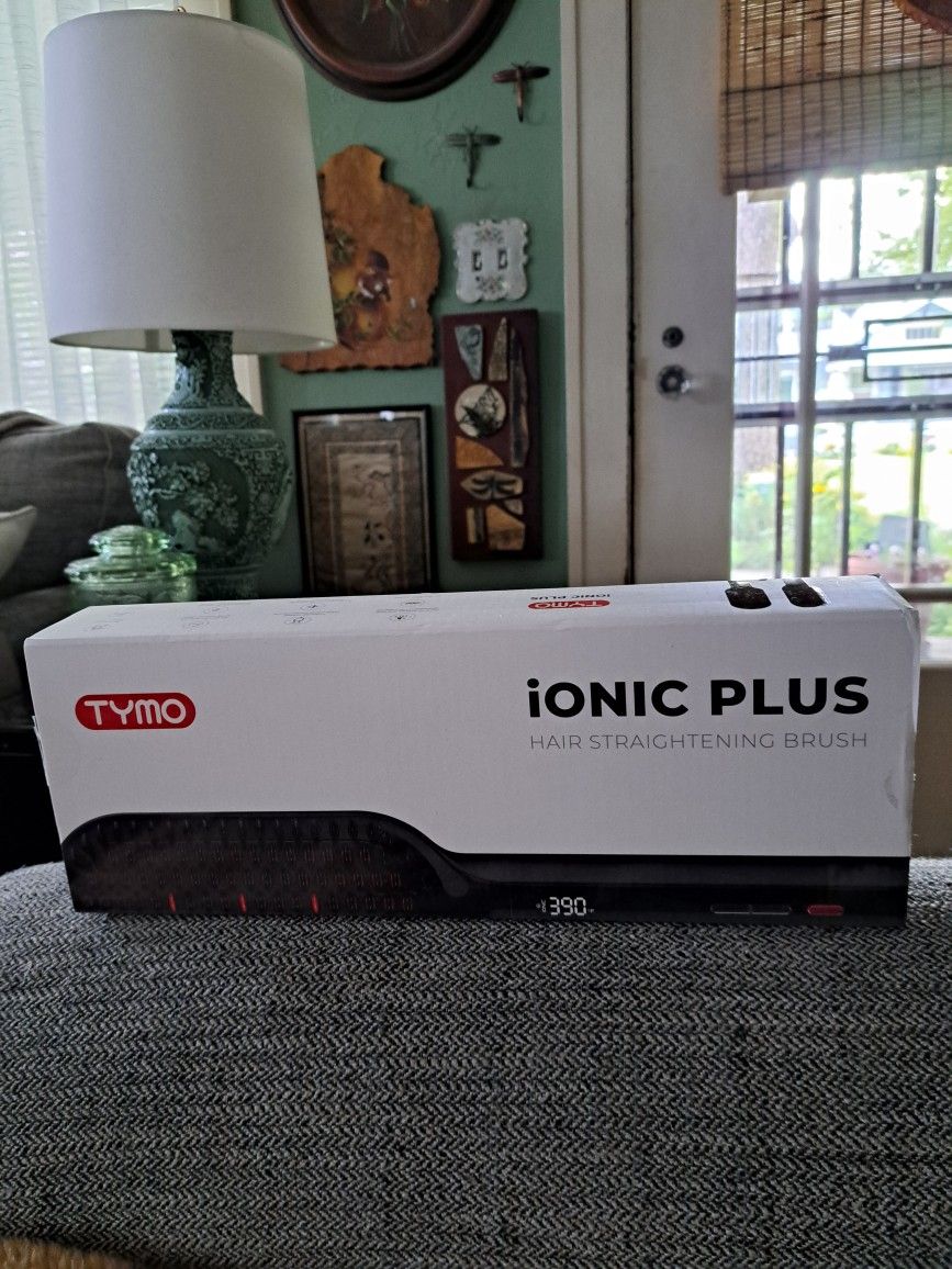 Tymo Ionic Plus Hair Straightening Brush -NEW