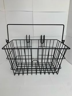 Black Lift-Off Front bicycle Basket