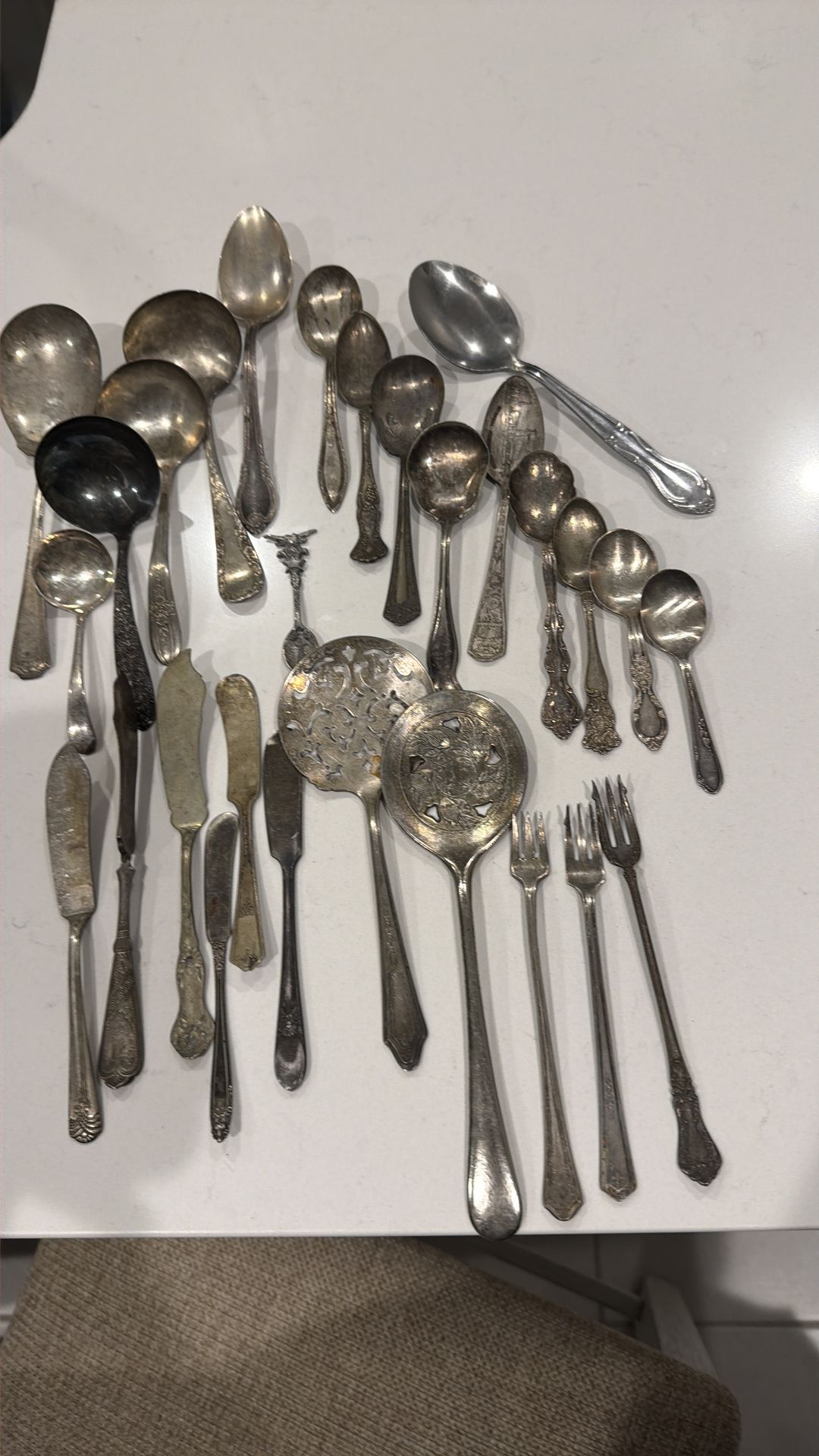 Antique Silver plate silverware