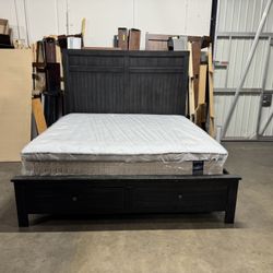 King Bed With Mattress $449