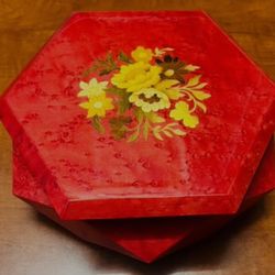 Vintage Reuge Swiss Music Box – Italian Burl Wood Jewelry Box – Plays Lara’s Theme