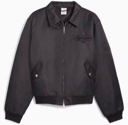 PUMA x REPRESENT  Bomber Jacket Quilted football heritage Dark Gray Men's Small