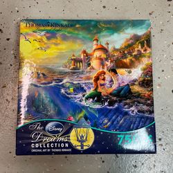 Disney Thomas Kinkade Little Mermaid 750 Piece Puzzle