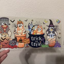 Bluey halloween Uvdtf