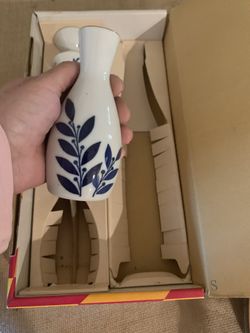 Vintage 5 Piece porcelain Sake Drinking set