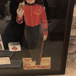 Vintage 1937 Advertising Johnny & Philip Morris Perfect Man Cave Items 