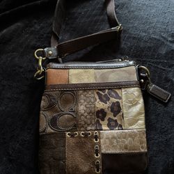 Coach Bag! Patchwork Animal Print 