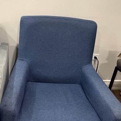 MOVING SALE!! Blue chair for sale!!