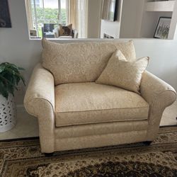 Bassett designer Chair And half.