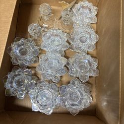 Glass Candle Holders