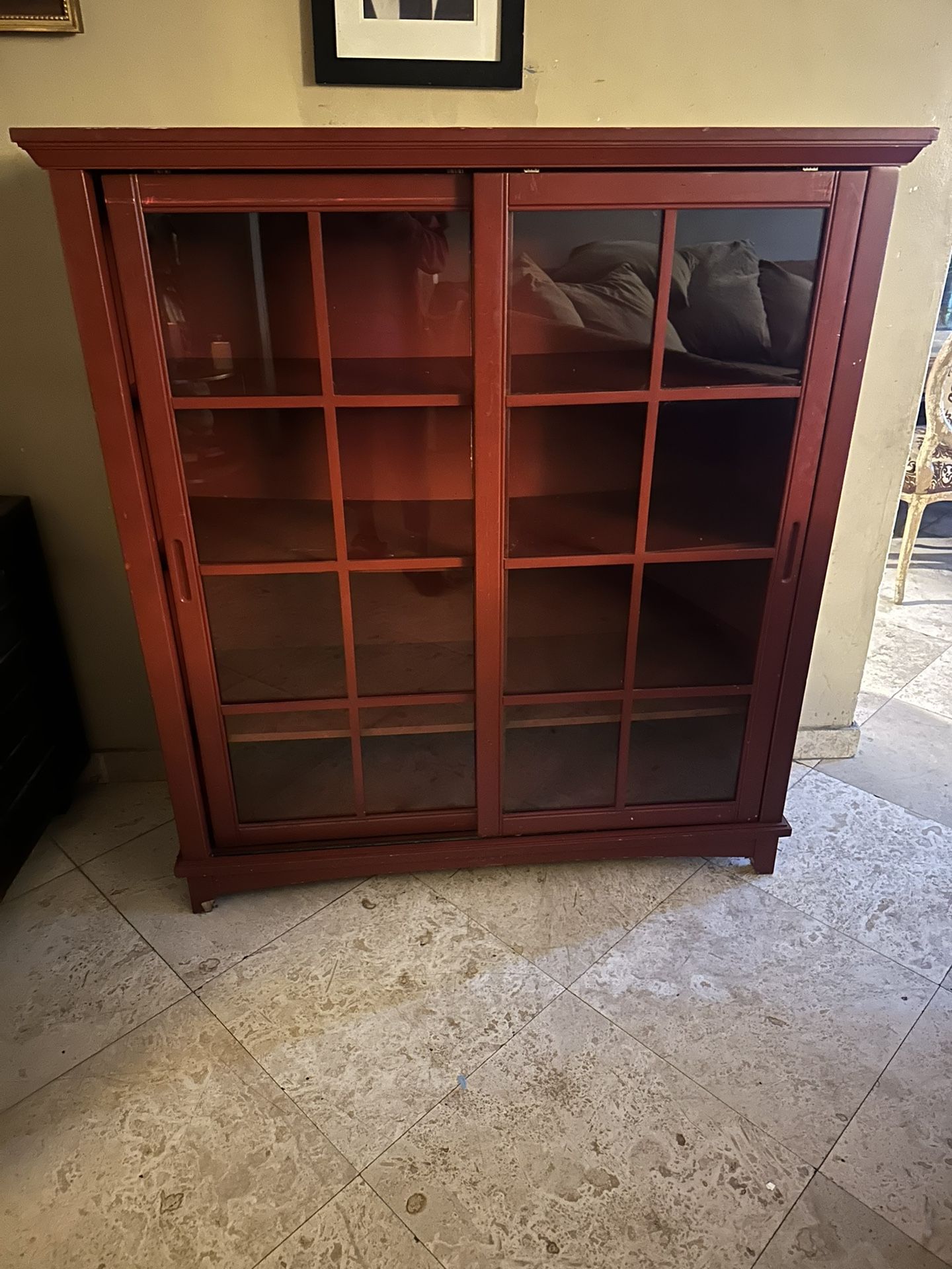 Gabinete Sliding Door Red