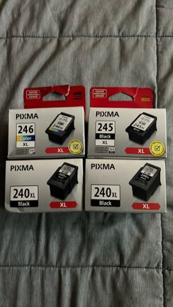 Cannon printer ink XL 240xl 245xl 246xl