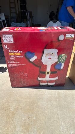 8ft Giant Sized Led Santa