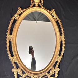 GOLD FRENCH ANTIQUE MIRROR- EXCELLENT CONDITION!