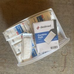 8”x10” Combine Pads $0.50 Each - 312 Total Sterile Individually Wrapped - Absorbent, Non Adherent for Wound Care, Drainage, First Aid, 24/Box