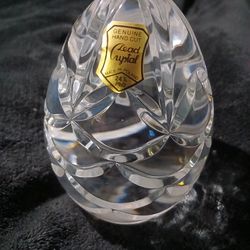 Fiberglass Cut Crystal Egg Paper Weight Sullivan