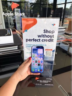iPhone 15 Pro 128GB unlocked to any carrier! 90 Day warranty! We offer financing.