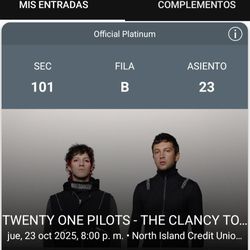 Twenty One Pilots Chula Vista Tickets 