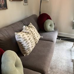 2 Section L Shaped Grey Couch 