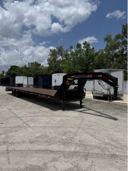 New 2026 Gooseneck Flatbed Tráiler 8.5x40
