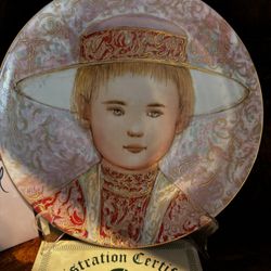 Hibel Numbered Plate New In Box $75