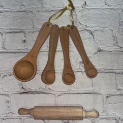 Measuring Spoons & Mini Rolling Pin $1 Each 