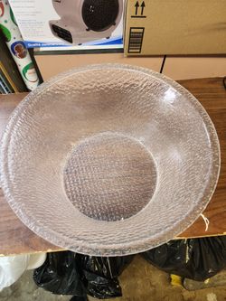 Wide Plastic Punch Bowl