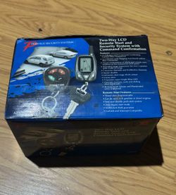PRESTIGE 2-Way 1-Mile LCD Remote Start and Security System Keyless NEW