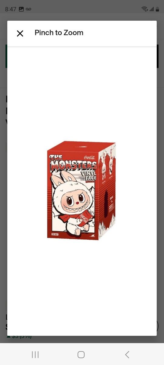 Labubu Monsters Coca-Cola $60