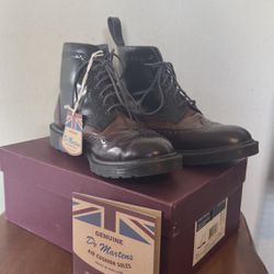 Dr Martens Antony 3 Tone Brogue Boot Made in England Size 10