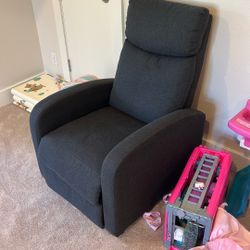 Grey Reclining Chair