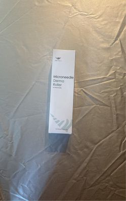 Derma Roller Microneedle, Titanium 192 Micro Needle Dermal Roller Face Beard Home Use (Crystal Blue)