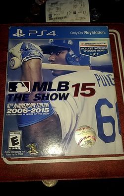 Baseball game for Playstation 4