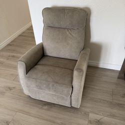 Light Grey Recliner 