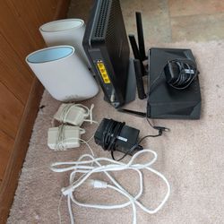 🏠 FULL HOME WIFI UPGRADE BUNDLE – Orbi Mesh + WiFi 6 Router + Cable Modem! $150 OBO