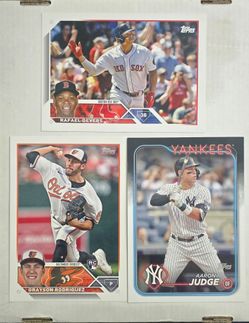 Jumbo baseball cards