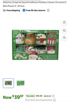 Christmas Themed Squishmallows Plush