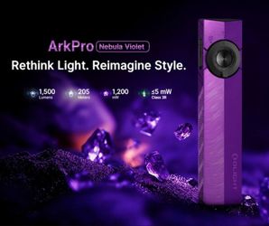 Olight Arkpro NEBULA VIOLET.     4 left