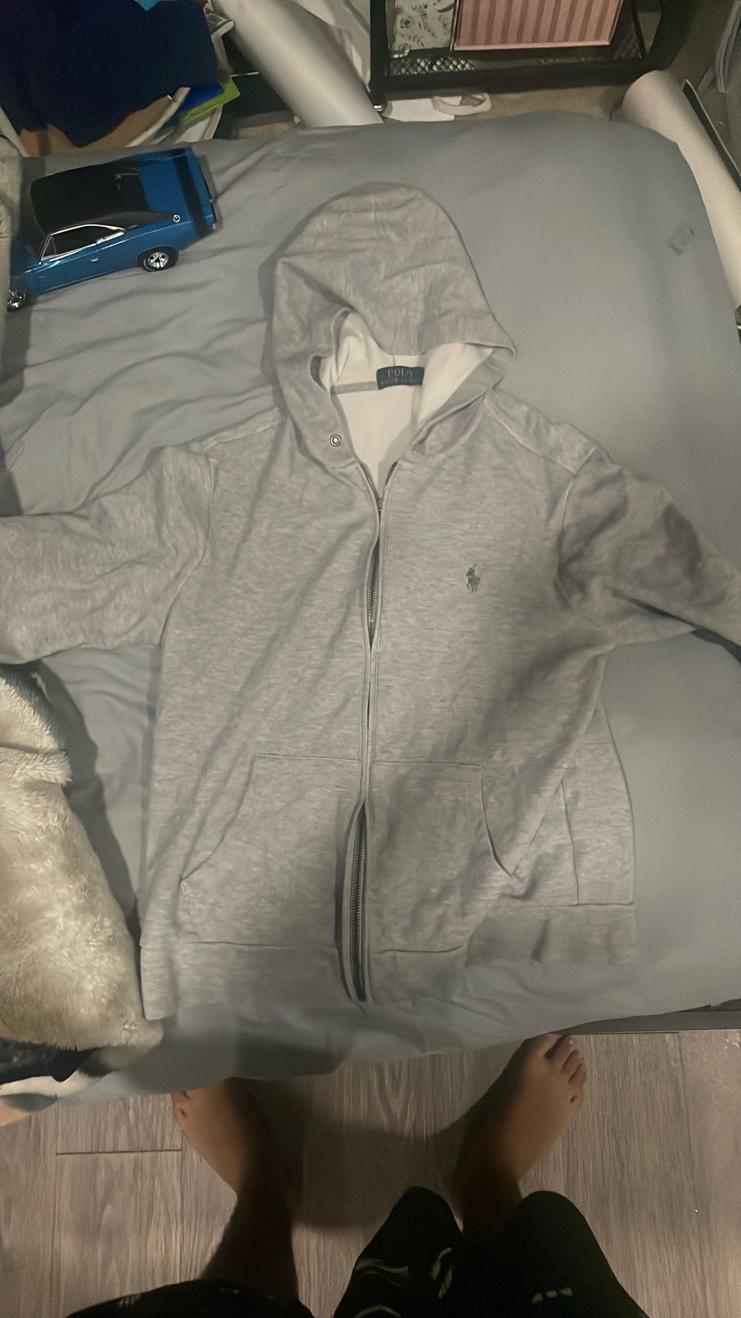 Polo Grey Hoodie