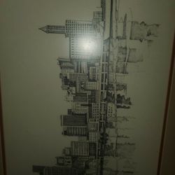 SEATTLE SKYLINE WALL ART (CHRISTOPHER PAUL BOLLEN)