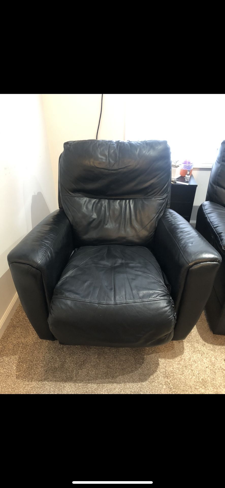 Real Leather Recliner