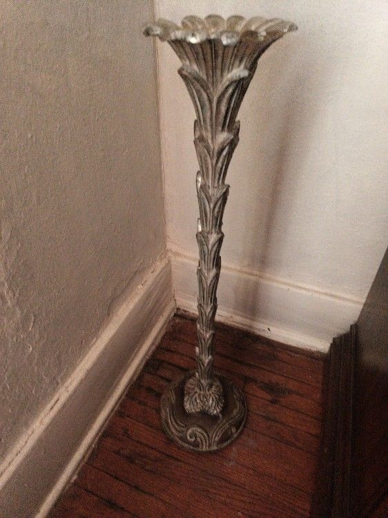 Vintage Palm Candle Holder